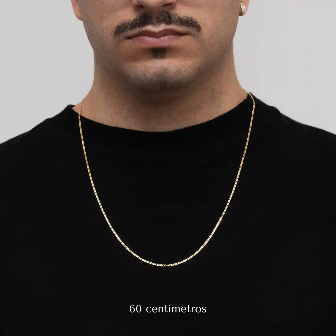 Corrente Piastrine 2mm Banhado a Ouro 18k