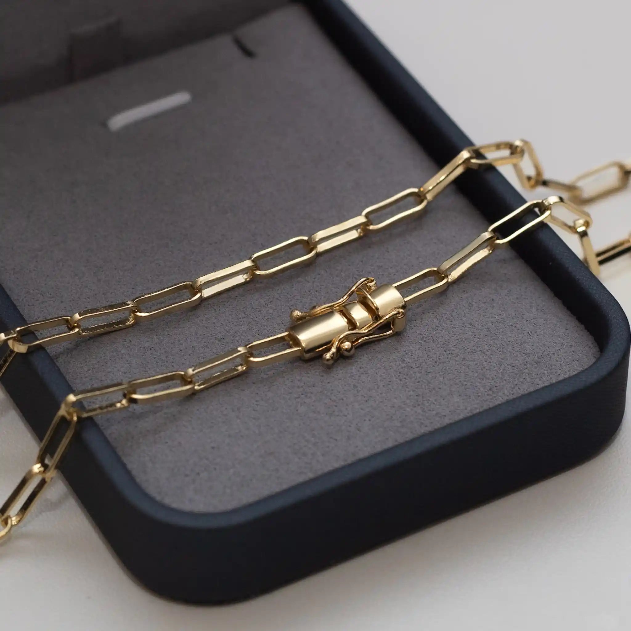 corrente banhada a ouro masculina - cartier 4mm - 18k