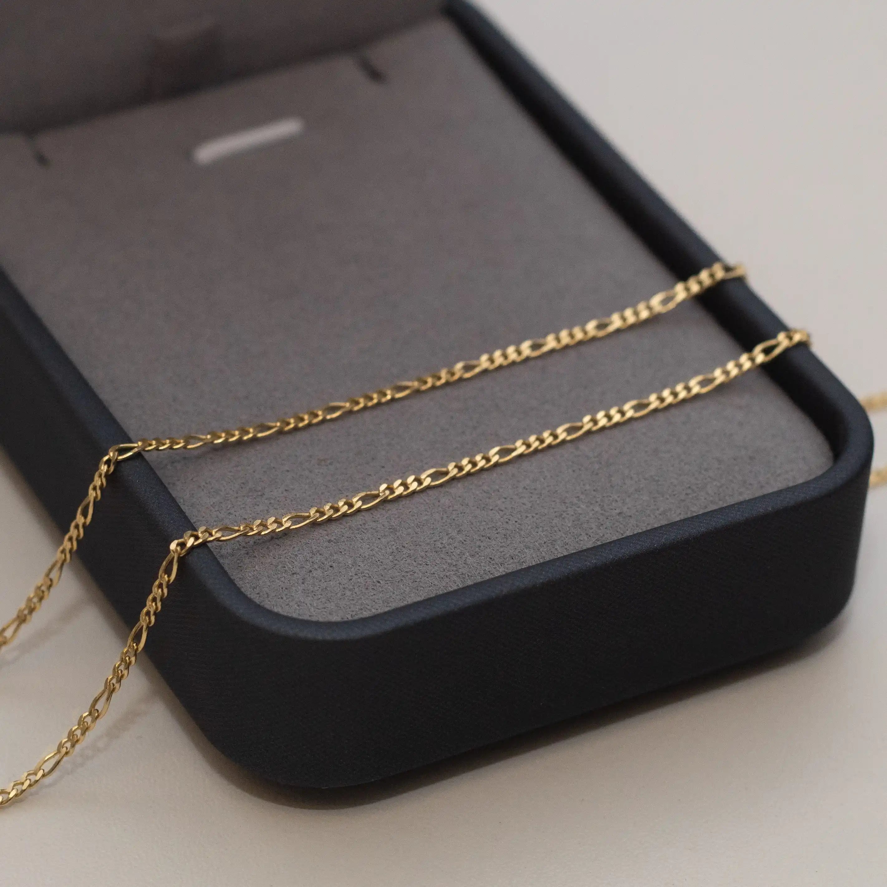 corrente banhada a ouro masculina - 3x1 2mm - ouro 18k