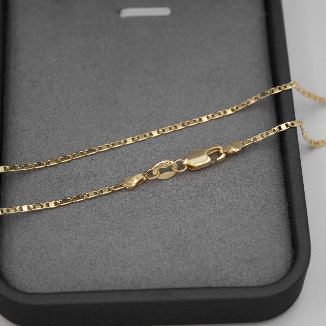 Corrente Piastrine 2mm Banhado a Ouro 18k