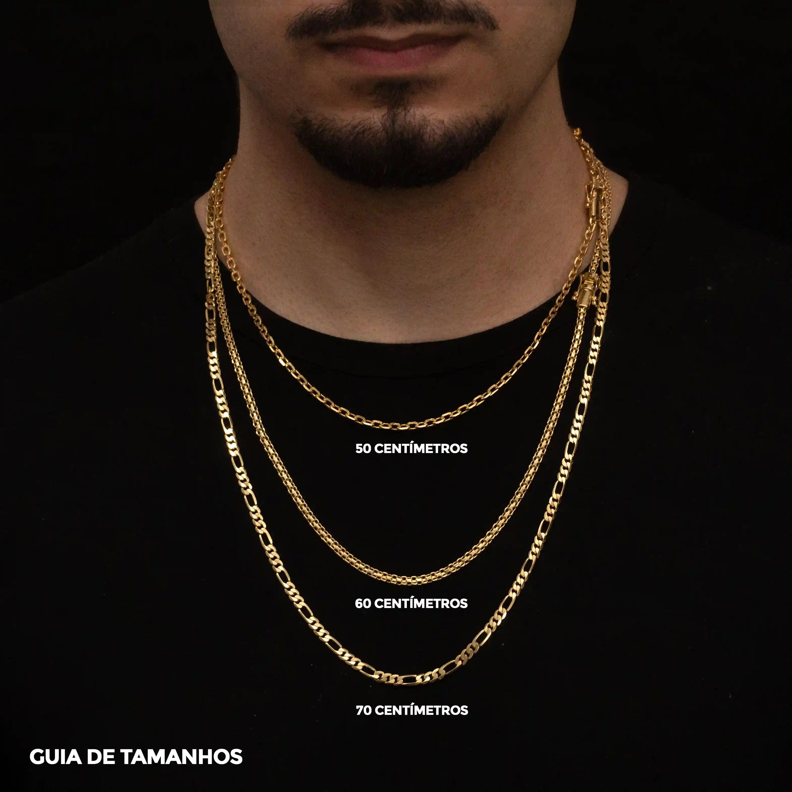 corrente de ouro masculina