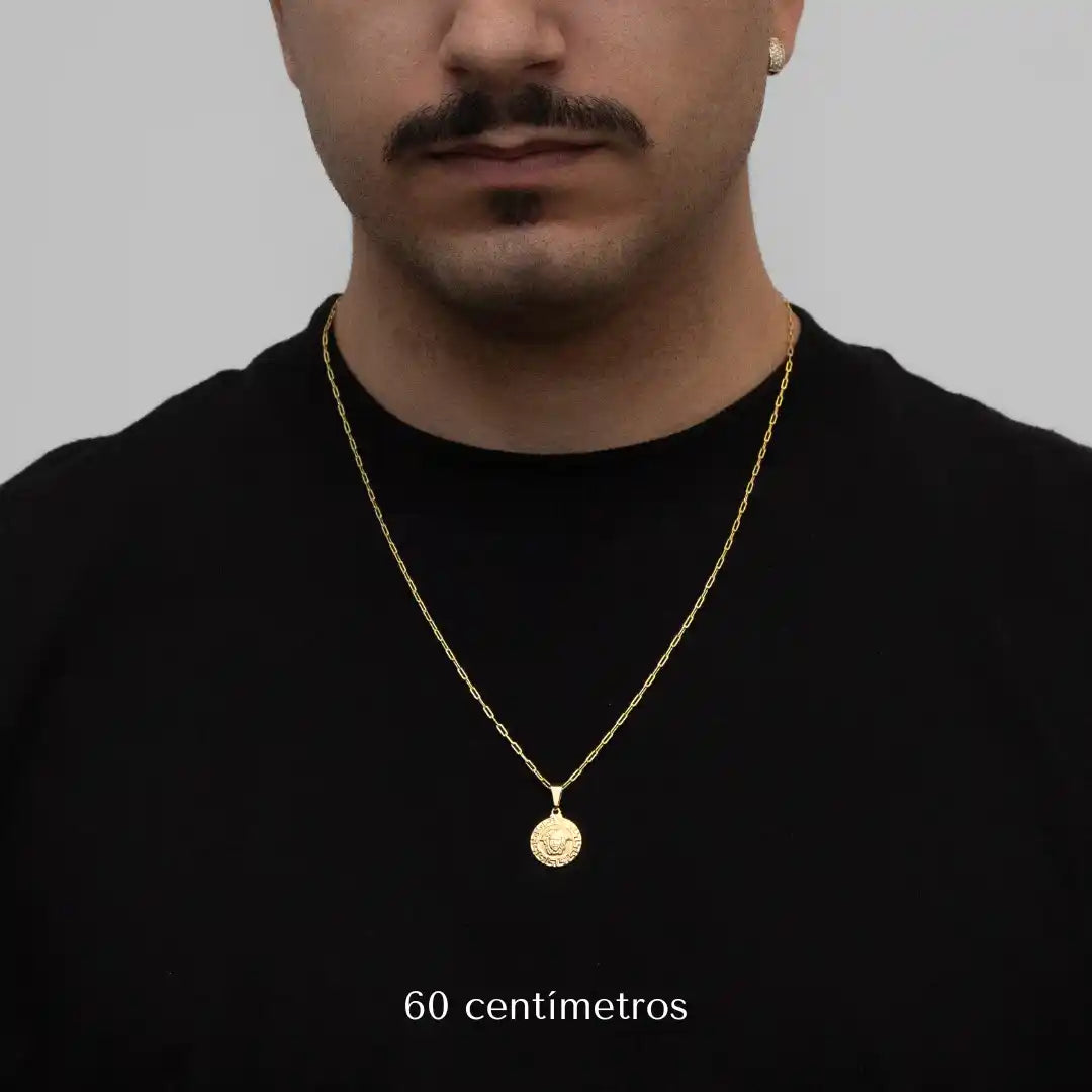 Pingente Medusa Banhado a Ouro 18k