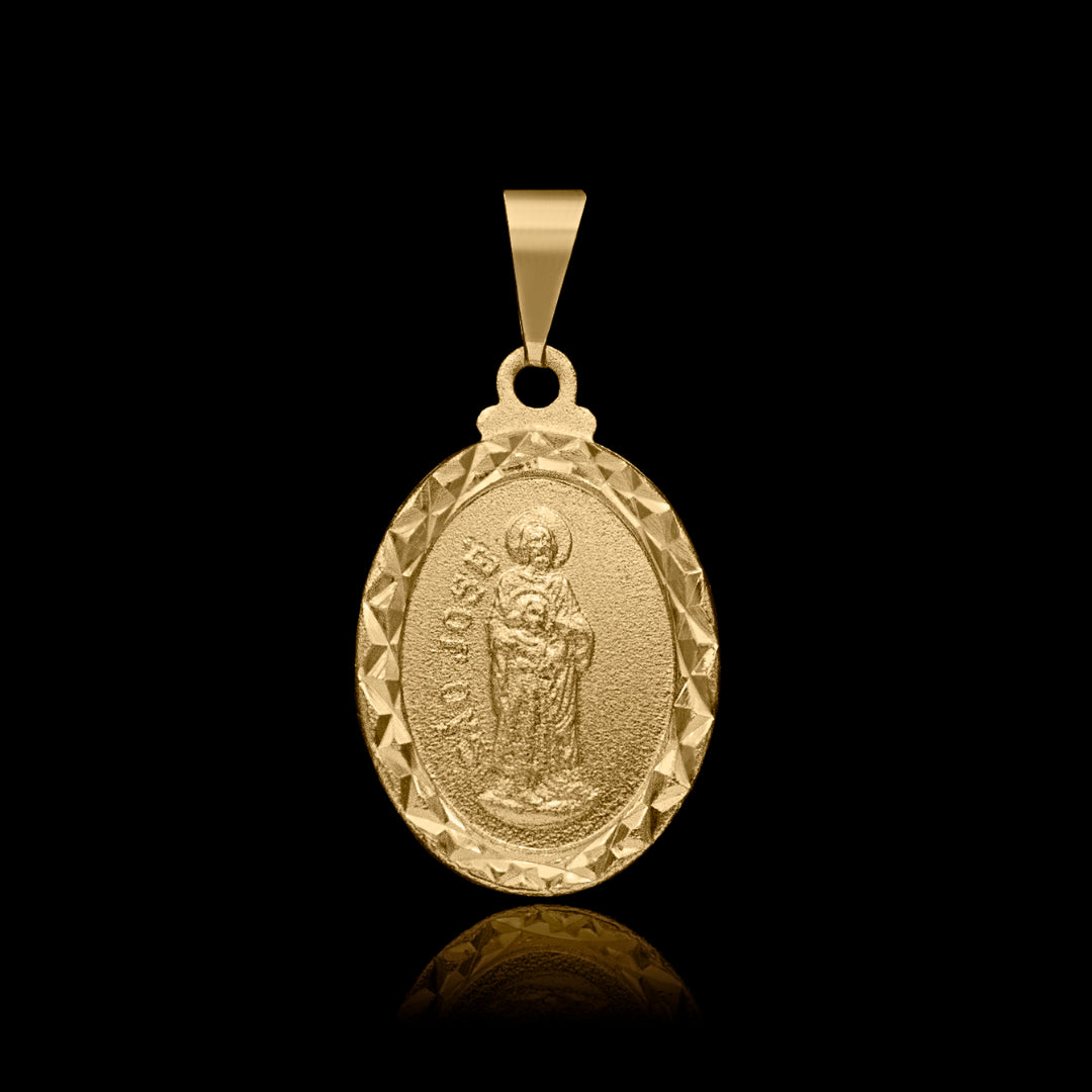 Pingente São José Banhado a Ouro 18k