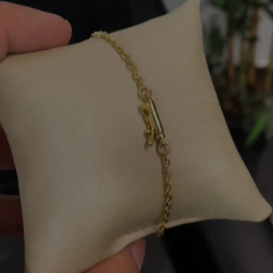 pulseira de ouro masculina - cartier cadeado 25mm - ouro 18k