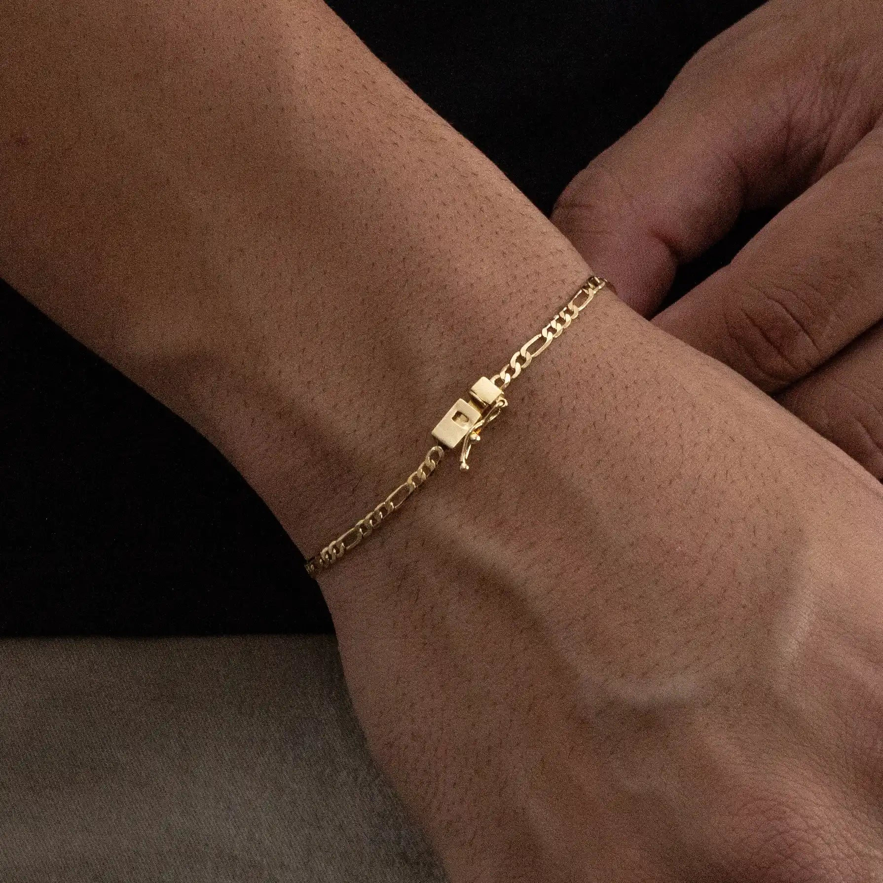 pulseira de ouro masculina