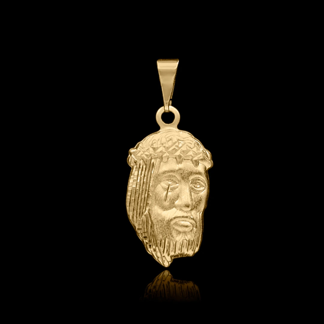 Pingente Jesus Cristo P 2cm Banhado a Ouro 18k