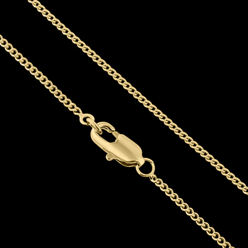 Corrente Grumet 1,5mm Banhado a Ouro 18k