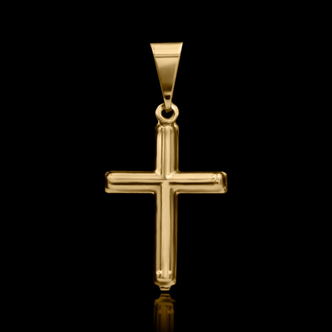 Pingente Cruz Ocado Banhado a Ouro 18k