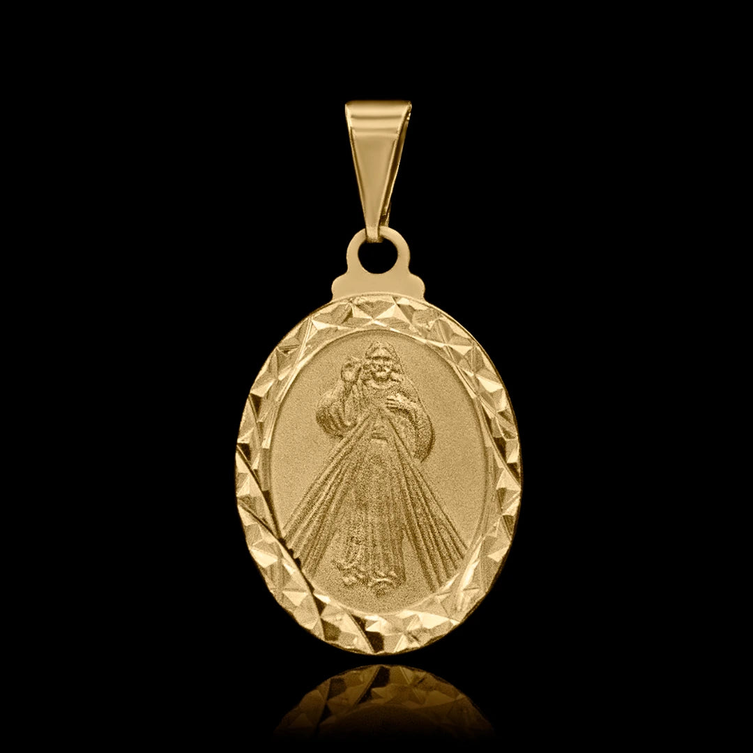 Pingente Jesus Cristo Detalhado Banhado a Ouro 18k
