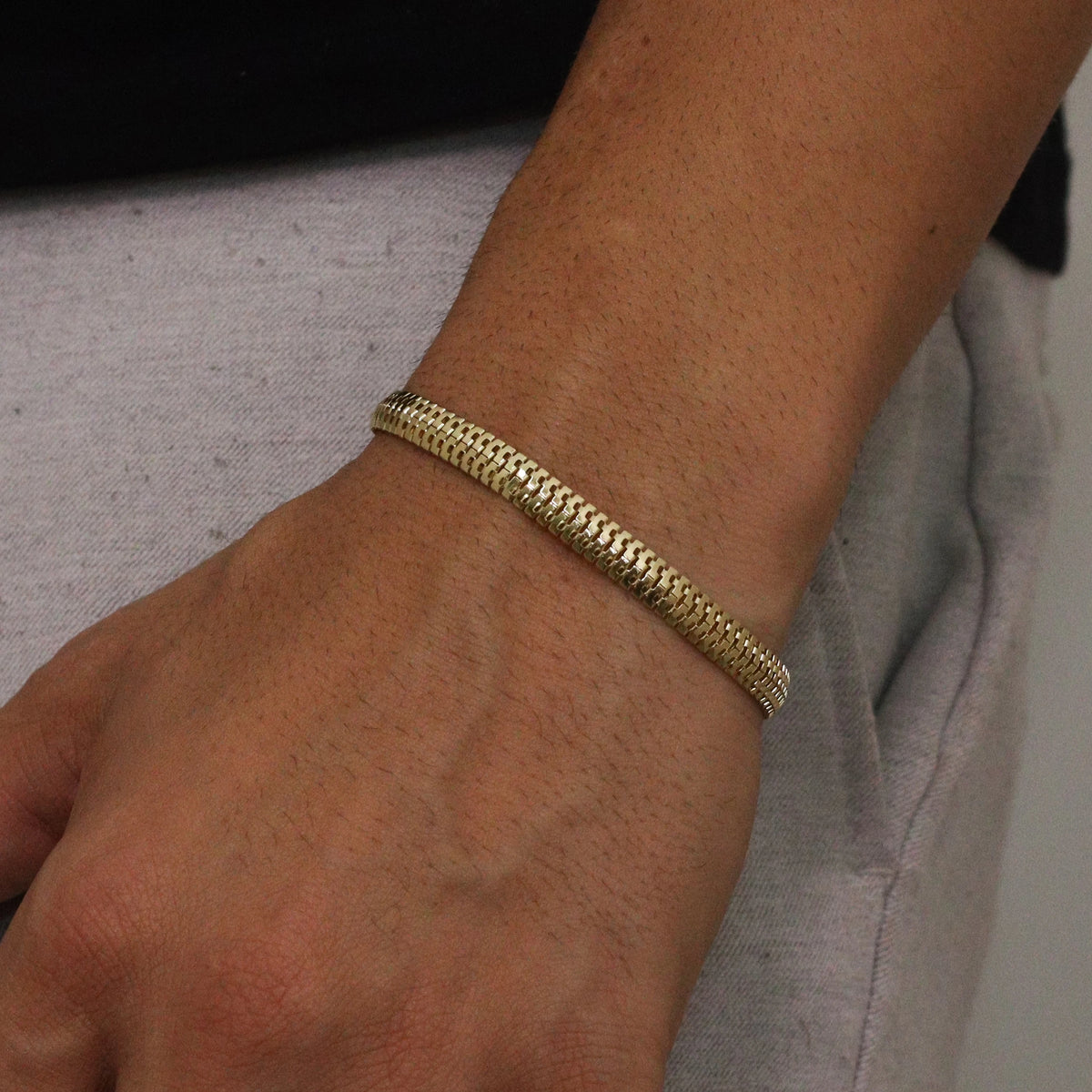 Pulseira Élite 6mm Banhado a Ouro 18k